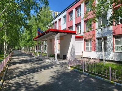 Центральный вход в школу